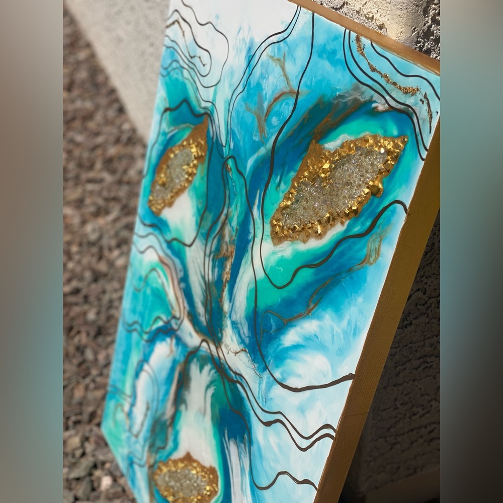Elegant 3D Resin Wall Art